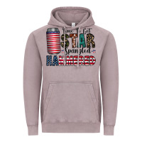 Vintage Zinc Star Spangled Hammered Vintage Hoodie - CowhideDigitalArt
