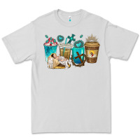 Dove Grey jesus coffee cups Premium Tee - texasbilliewilder
