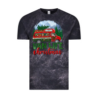 Cloud Black van life christmas Vintage Tee - BundleAndBundleShop