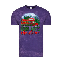 Cloud Purple van life christmas Vintage Tee - BundleAndBundleShop