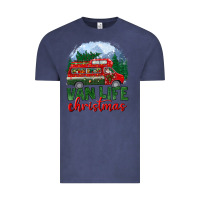Vintage Denim van life christmas Vintage Tee - BundleAndBundleShop
