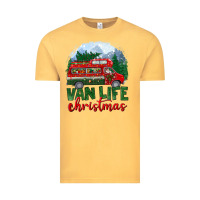 Vintage Mustard van life christmas Vintage Tee - BundleAndBundleShop