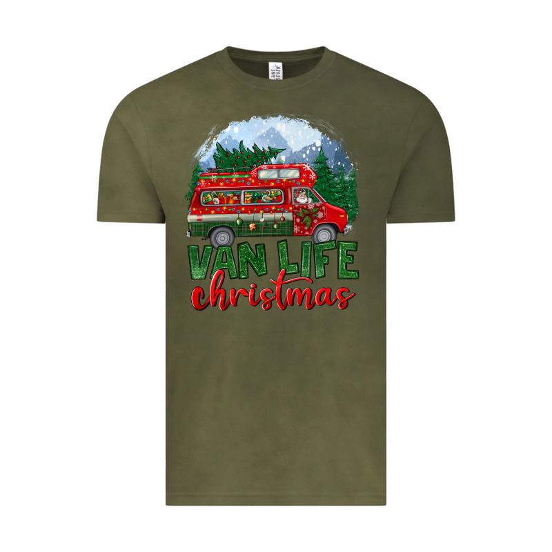 Van Life Christmas Vintage Tee by BundleAndBundleShop | Teevron
