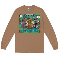 Toasted Coconut easter happy easter western bunnies daisies Long Sleeve Tee - Artiststas