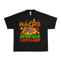 Black nacho average lunch lady  with nacho Urban Heavy Tee - AdoDesignShop