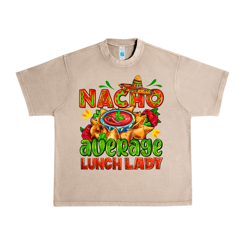 Nacho Average Lunch Lady  With Nacho Urban Heavy Tee by AdoDesignShop | Teevron