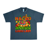Midnight Navy nacho average lunch lady  with nacho Urban Heavy Tee - AdoDesignShop