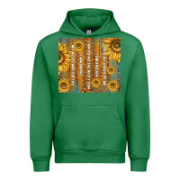 Emerald self reminders with sunflowers Urban Hoodie - TumblerDesignByShophia