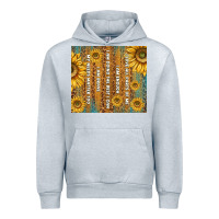 Heather Grey self reminders with sunflowers Urban Hoodie - TumblerDesignByShophia