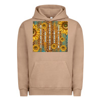 Pigment Burro self reminders with sunflowers Urban Hoodie - TumblerDesignByShophia