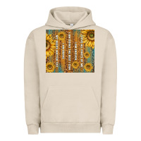 Pigment French Oak self reminders with sunflowers Urban Hoodie - TumblerDesignByShophia