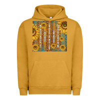 Pigment Peanut Butter self reminders with sunflowers Urban Hoodie - TumblerDesignByShophia