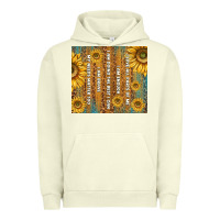 Pigment Pistachio self reminders with sunflowers Urban Hoodie - TumblerDesignByShophia