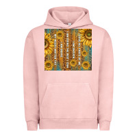 Pigment Salmon self reminders with sunflowers Urban Hoodie - TumblerDesignByShophia