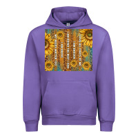 Tulip self reminders with sunflowers Urban Hoodie - TumblerDesignByShophia