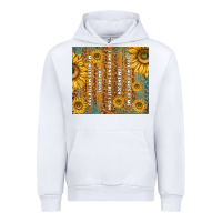 White self reminders with sunflowers Urban Hoodie - TumblerDesignByShophia