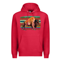 Cardinal Aztec Buffalo Premium Hoodie - Bettercallsaul