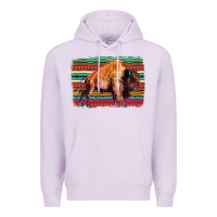 Lilac Aztec Buffalo Premium Hoodie - Bettercallsaul