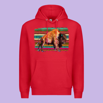 Aztec Buffalo Premium Hoodie Designed By Bettercallsaul