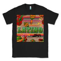 Black latino seamless pattern Classic Tee - BundleAndBundleShop