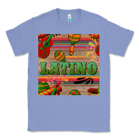 Colony Blue latino seamless pattern Classic Tee - BundleAndBundleShop