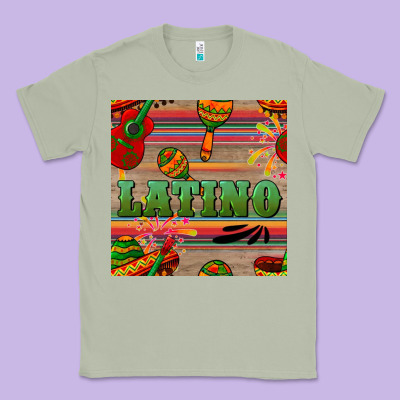 Latino Seamless Pattern Classic Tee Designed By Bundleandbundleshop
