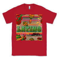 Red latino seamless pattern Classic Tee - BundleAndBundleShop