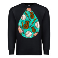 Black baseball and western roses teardrop  5 Premium Sweatshirt - BundleAndBundleShop