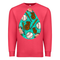 Cardinal baseball and western roses teardrop  5 Premium Sweatshirt - BundleAndBundleShop