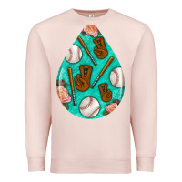 Pale Pink baseball and western roses teardrop  5 Premium Sweatshirt - BundleAndBundleShop