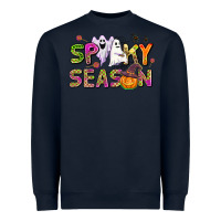 Navy spooky season Heavyweight Sweatshirt - AdoDesignShop