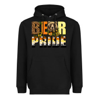 Black Western Bear Pride LGBTQ+ Heavyweight Hoodie - BundleAndBundleShop