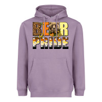 Lavender Western Bear Pride LGBTQ+ Heavyweight Hoodie - BundleAndBundleShop