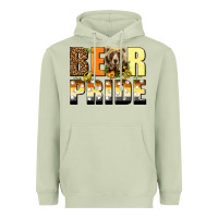Matcha Western Bear Pride LGBTQ+ Heavyweight Hoodie - BundleAndBundleShop