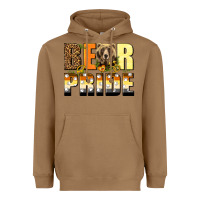 Toasted Coconut Western Bear Pride LGBTQ+ Heavyweight Hoodie - BundleAndBundleShop