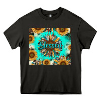 Asphalt blessed sunflowers Heavy Core Tee - RanaPortraitStore
