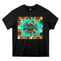 Black blessed sunflowers Heavy Core Tee - RanaPortraitStore