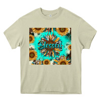 Mossy blessed sunflowers Heavy Core Tee - RanaPortraitStore