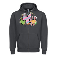 Smoke easter hearts Zipper Hoodie - MaliasSmallBusiness