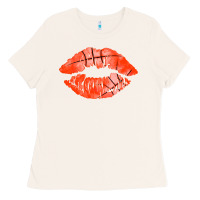 Bone basketball lips Ladies Tee - AdoDesignShop