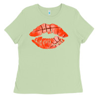 Matcha basketball lips Ladies Tee - AdoDesignShop