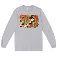 Moon Dust horseshoe cowhide cactus background Long Sleeve Tee - AdoDesignShop