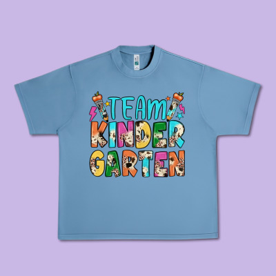 Team Kindergarten Urban Heavy Tee Designed By Jahusdesignshop
