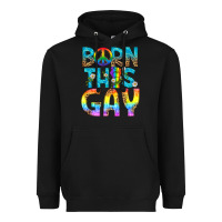 Black Western Born This Gay Heavyweight Hoodie - BundleAndBundleShop