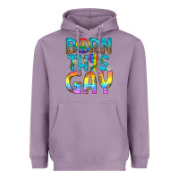 Lavender Western Born This Gay Heavyweight Hoodie - BundleAndBundleShop