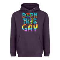Plum Western Born This Gay Heavyweight Hoodie - BundleAndBundleShop