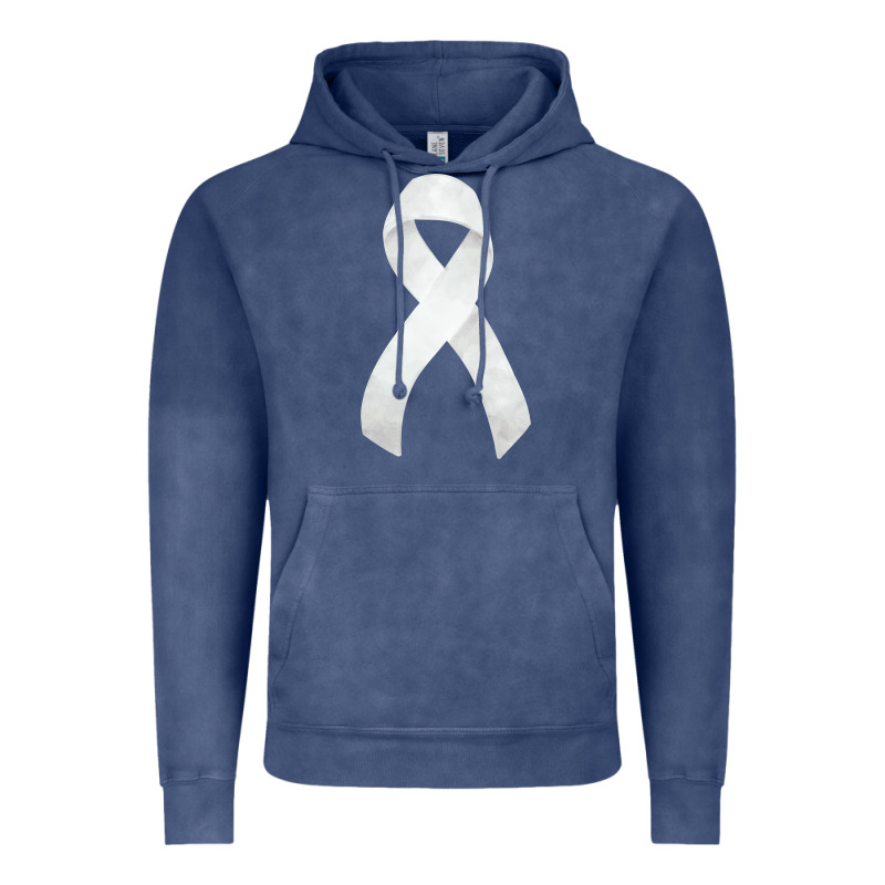 Lung Cancer Ribbon Fa Element Vintage Hoodie by FaDigitalArtStudio | Teevron