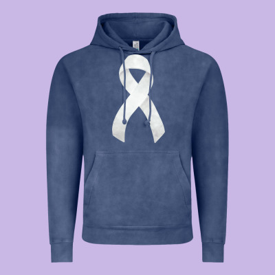 Lung Cancer Ribbon Fa Element Vintage Hoodie Designed By Fadigitalartstudio
