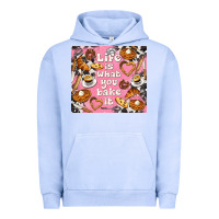 Pigment Grape Ice life is what you bake it with cowhide Urban Hoodie - TumblerDesignByShophia