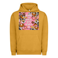 Pigment Peanut Butter life is what you bake it with cowhide Urban Hoodie - TumblerDesignByShophia